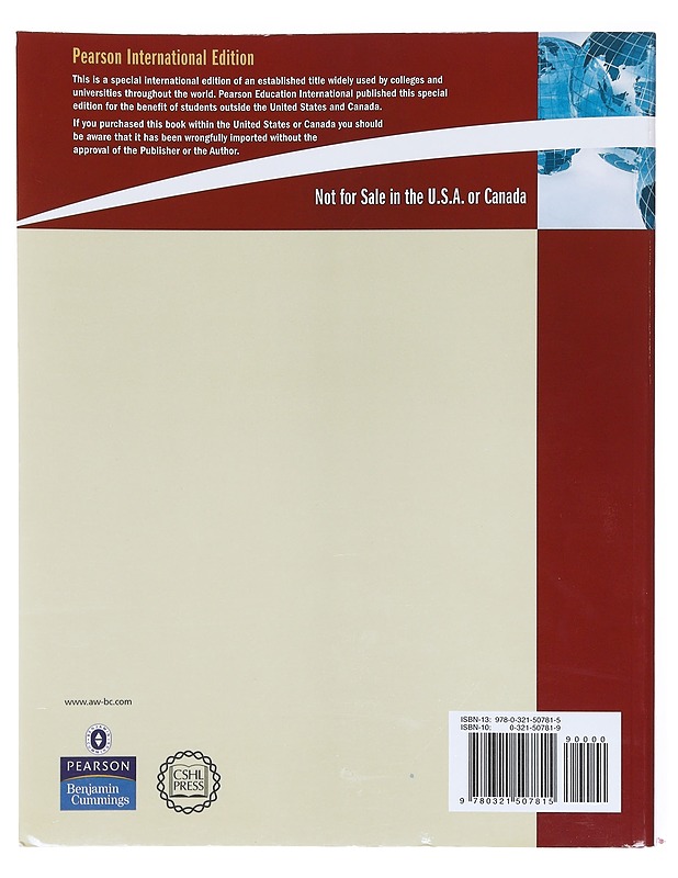 Molecular biology of the gene - James D. Watson - Harrastekirjat - 10105602660 - 0