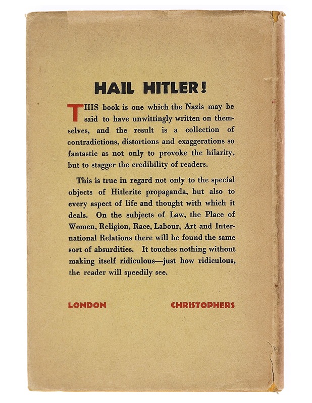 Hail, Hitler! The Nazi speaks to the world - Historiakirjat - 10105602747 - 1