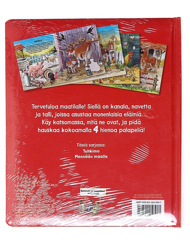 Mennään maalle : 4 palapeliä - Wolf, Tony - Lastenkirjat - 10105602774 - 1