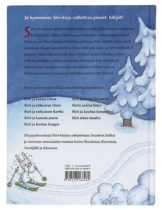 Siiri ja lumimies - Nopola, Tiina - Lastenkirjat - 10105602776 - 1