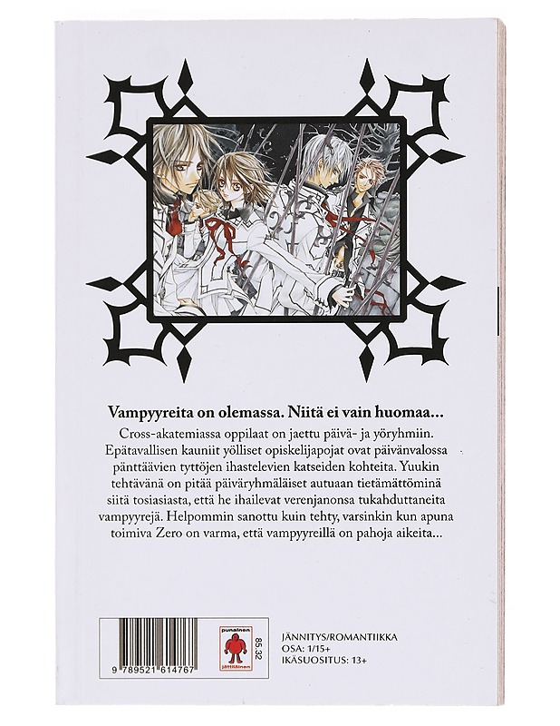 Vampire knight 1. osa - Hino, Matsuri - Sarjakuvat - 10105602827 - 1