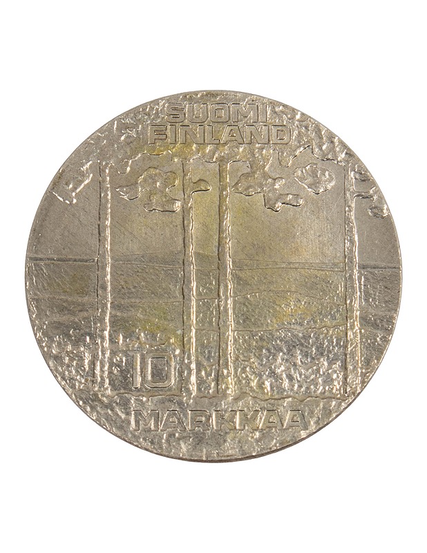 10 markkaa ; Juhlaraha Presidentti UK Kekkonen 75 vuotta - Muut sisustustavarat - 10105602848 - 1