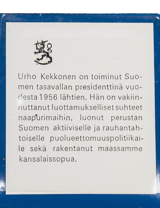 10 markkaa ; Juhlaraha Presidentti UK Kekkonen 75 vuotta - Muut sisustustavarat - 10105602848 - 2
