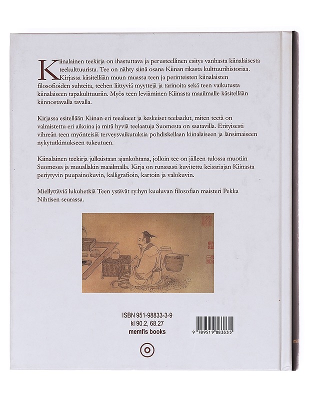 Kiinalainen teekirja - Pekka Nihtinen - Ruokakirjat - 10105602864 - 1
