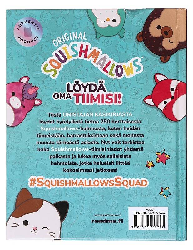 Original squishmallows / omistajan käsikirja - Rissanen, Irma - Tietokirjat ja oppaat - 10105602866 - 1