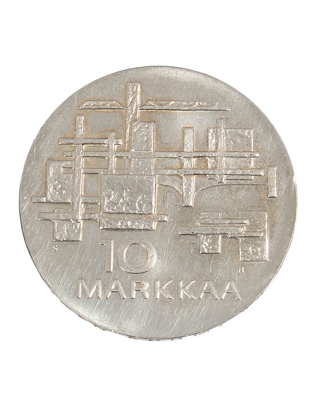 10 markan hopeinen juhlaraha  vuodelta 1967 - Muut sisustustavarat - 10105602868 - 1
