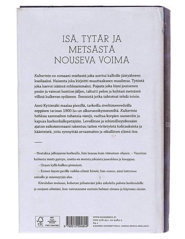 Kultarinta - Anni Kytömäki - Romaanit ja novellit - 10105602882 - 1