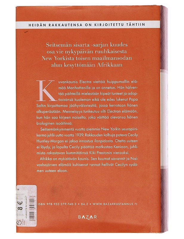 Auringon sisar - Lucinda Riley - Romaanit ja novellit - 10105602881 - 1