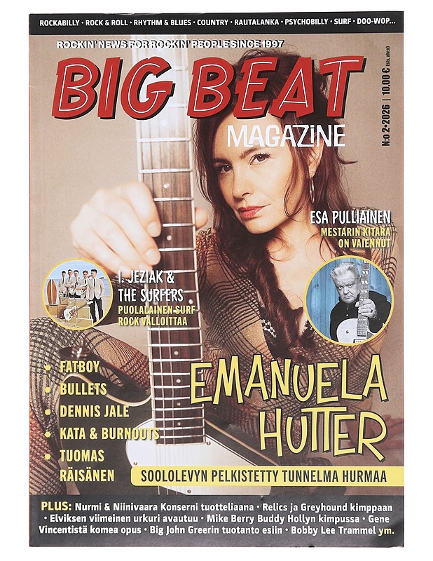 Big beat magazine N:o 2/2026 - Musiikki- ja elokuvakirjat - 10105602908 - 0