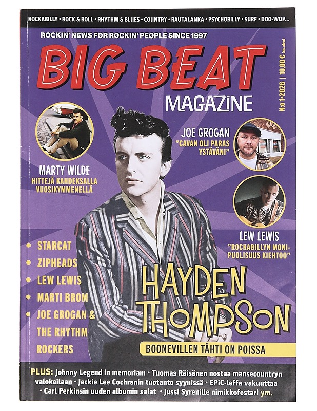 Big beat magazine N:o 1/2026 - Musiikki- ja elokuvakirjat - 10105602917 - 0