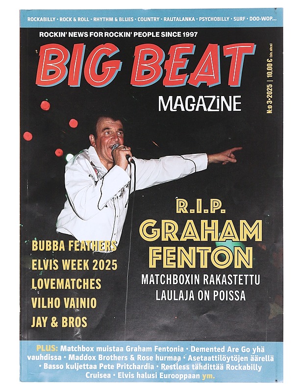 Big beat magazine N:o 3/2025 - Musiikki- ja elokuvakirjat - 10105602922 - 0