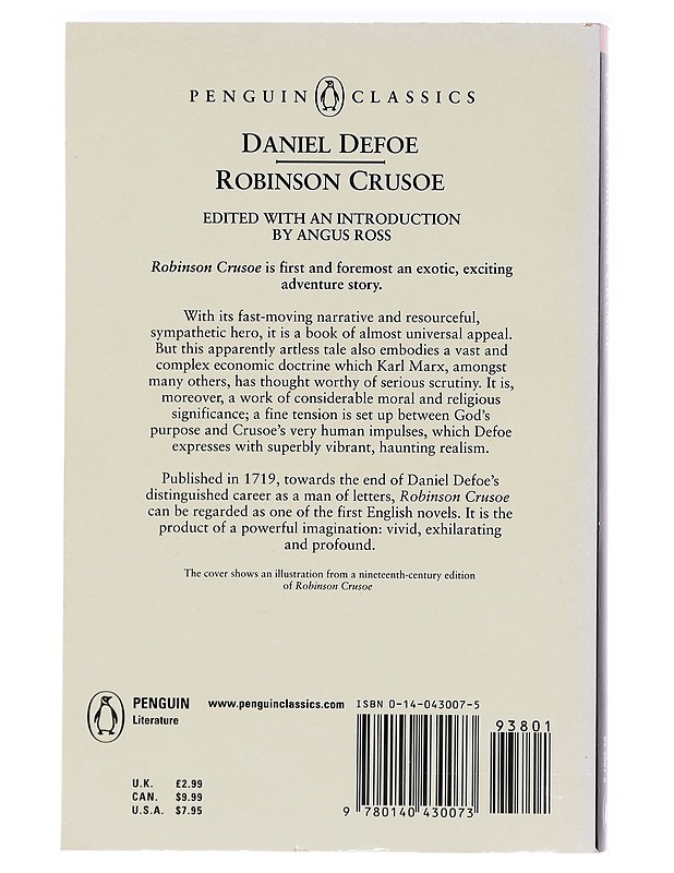 The life and adventures of robinson crusoe - Defoe, Daniel - Romaanit ja novellit - 10105602933 - 1
