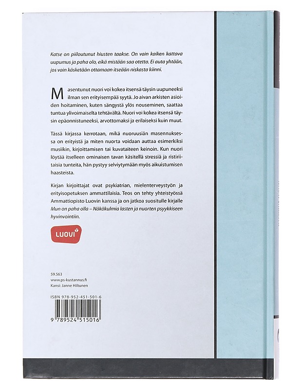 Mieli maasta : Masentuneen nuoren kohtaaminen ja tukeminen - Lämsä, Anna-Liisa - Tietokirjat ja oppaat - 10105602952 - 1