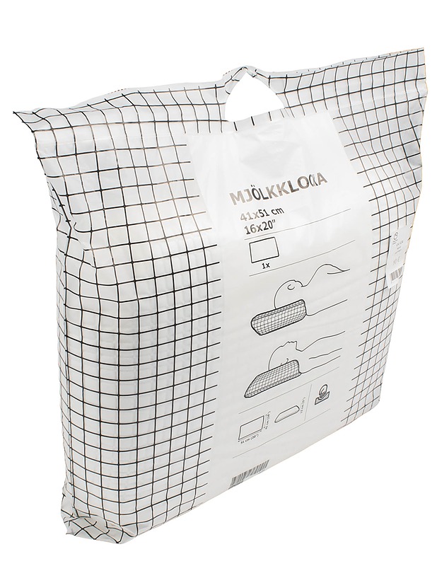 IKEA Mjölkklocka ergonominen tyyny, 41x51 cm - Tyynyt ja peitot - 10105602959 - 1