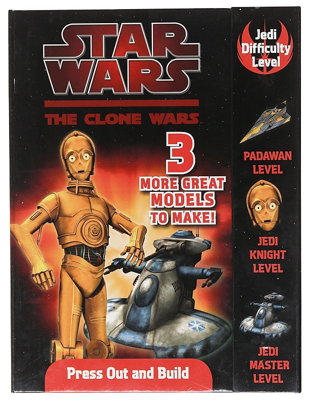 Star Wars : The Clone Wars : Press Out and Build  - Lastenkirjat - 10105602970 - 0