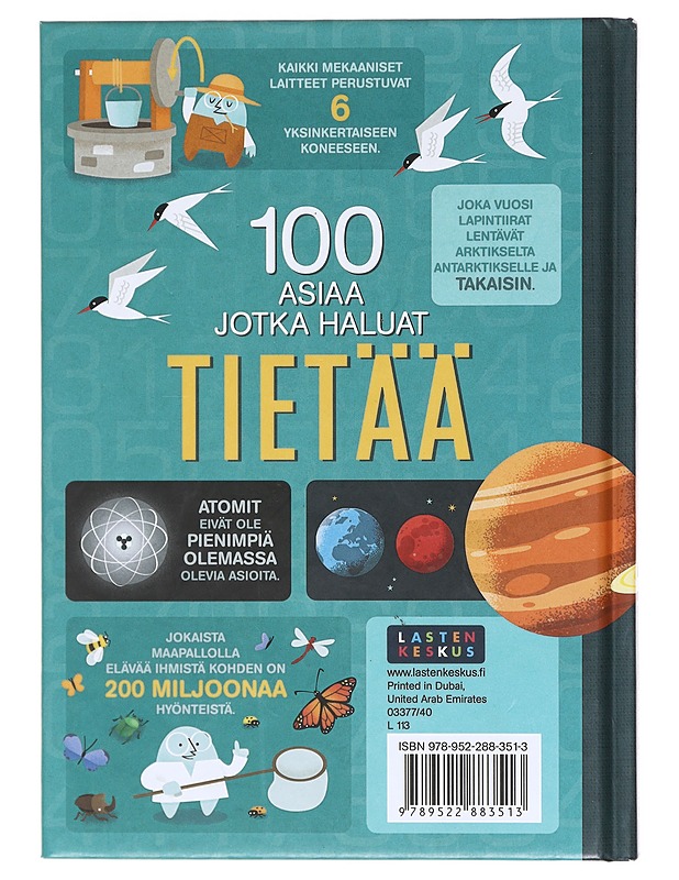 100 asiaa jotka haluat tietää - Frith, Alex - Lastenkirjat - 10105602977 - 1