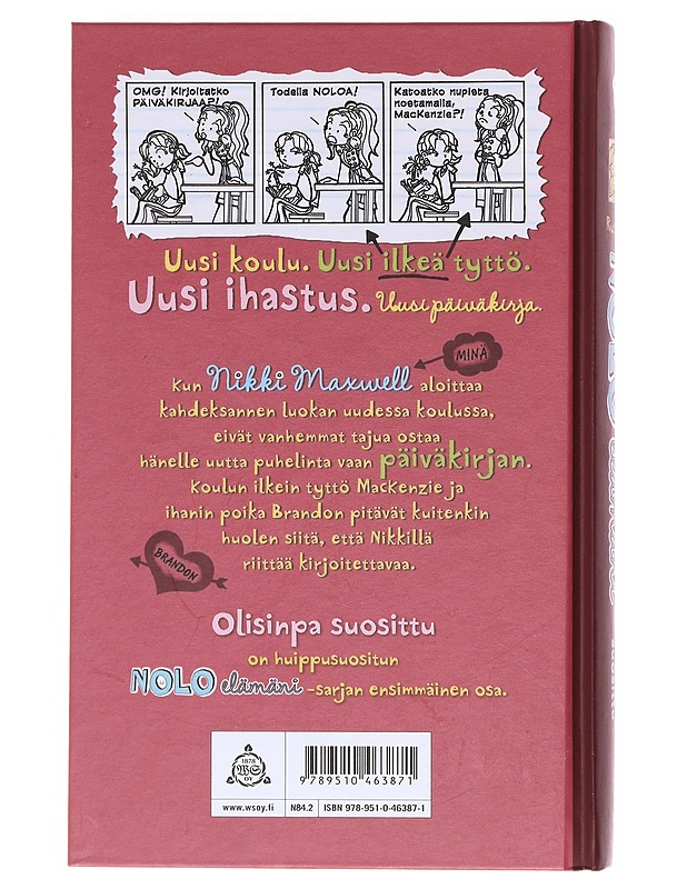 Nolo elämäni / 1 Olisinpa suosittu - Russell, Rachel Renée - Lastenkirjat - 10105603020 - 1