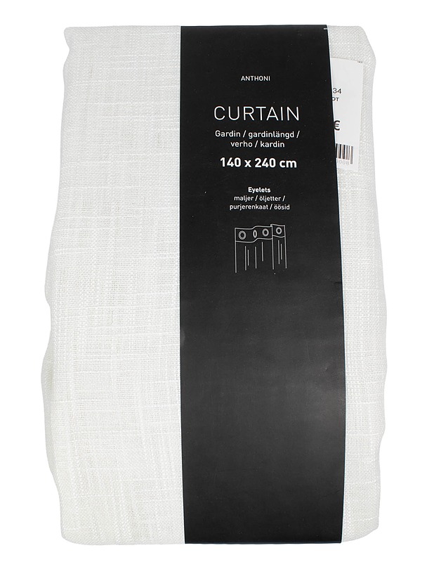 HEMTEX Anthoni purjeverho, 140x240 cm - Verhot ja kapat - 10105603037 - 0