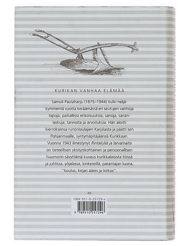 Rintakyliä ja larvamaita - Samuli Paulaharju - Tietokirjat ja oppaat - 10105603040 - 1