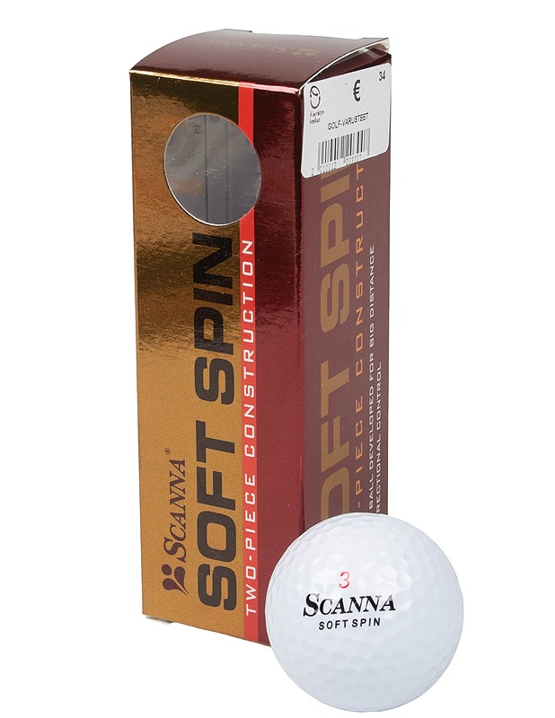 SCANNA Soft Spin -golfpalloja 3 kpl  - Golf - 10105603068 - 0