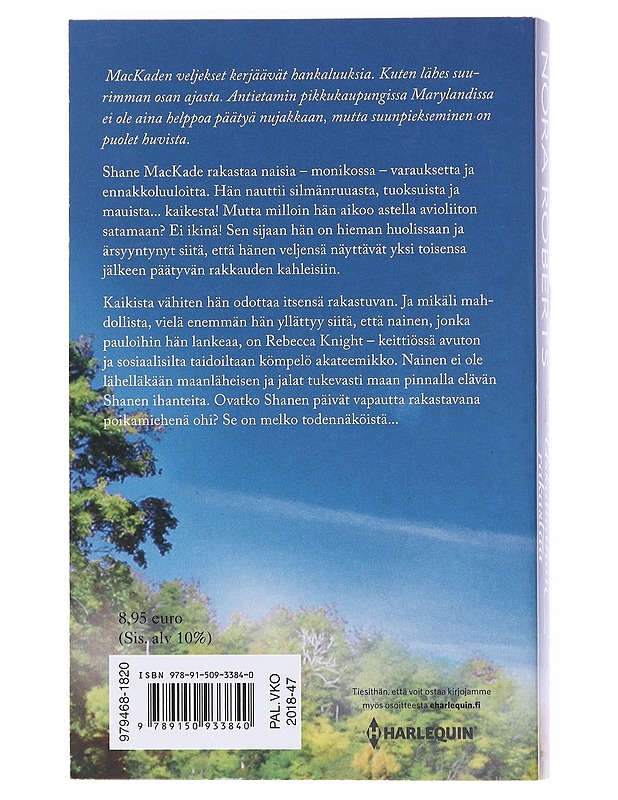 Uskallathan rakastaa - Roberts, Nora - Romaanit ja novellit - 10105603107 - 1
