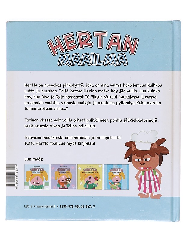 Hertta pelaa jääkiekkoa - Grönholm, Niina - Lastenkirjat - 10105603140 - 1