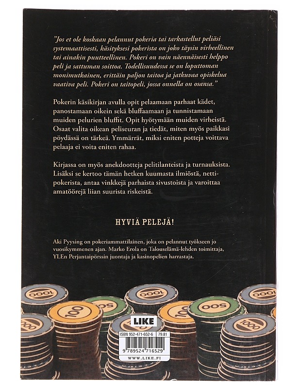 Pokerin käsikirja - Pyysing, Aki - Historiakirjat - 10105603143 - 1