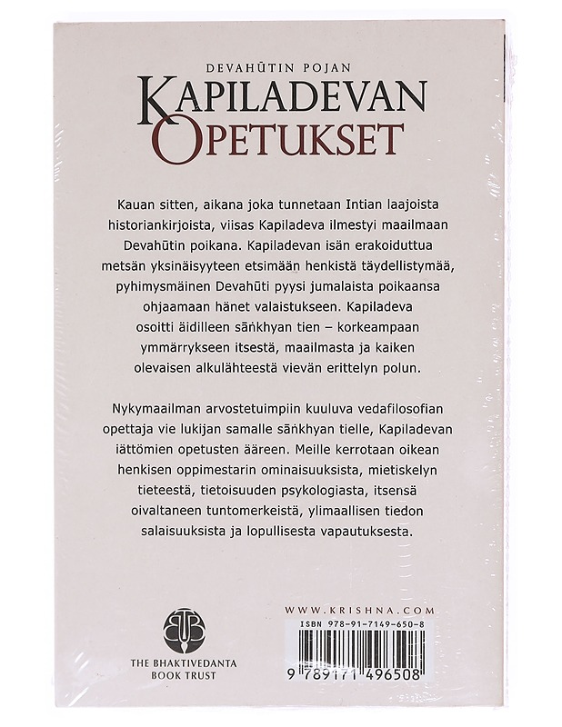 Devah?tin pojan Kapiladevan opetukset - A. C. Bhaktivedanta Swami Prabhup?da - Tietokirjat ja oppaat - 10105603147 - 1