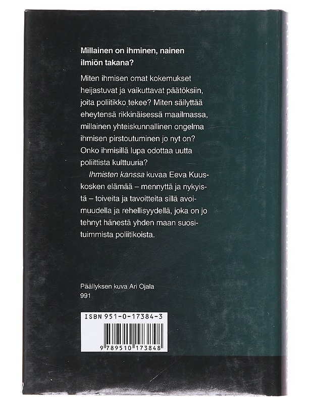 Ihmisten kanssa - Kuuskoski, Eeva - Elämäkerrat ja muistelmat - 10105603201 - 1