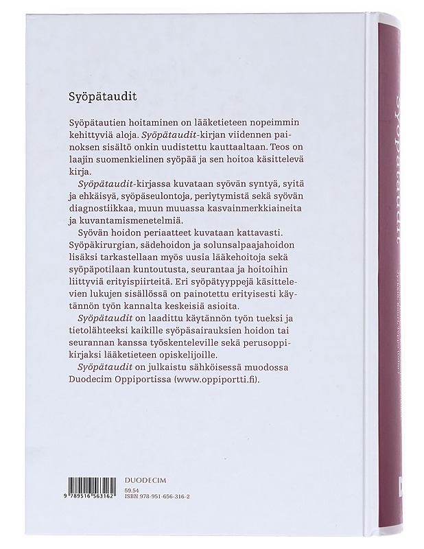 Syöpätaudit - Heikki Joensuu - Tietokirjat ja oppaat - 10105603225 - 1
