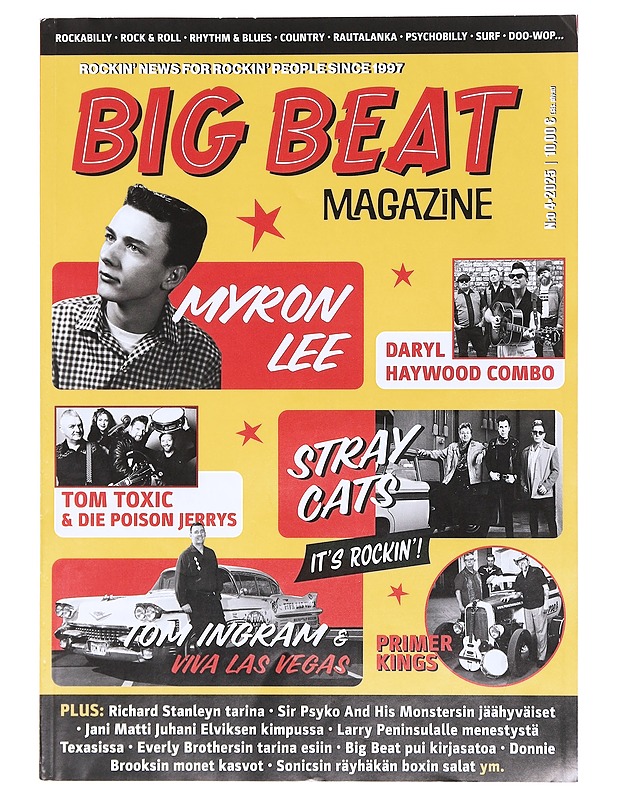 Big beat magazine N:o 4/2025 - Musiikki- ja elokuvakirjat - 10105603266 - 0