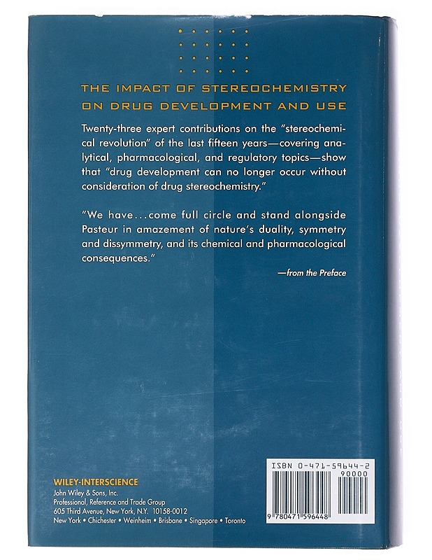 The Impact of sterochemistry on drug develeopment and use - Hassan T. Aboul-Enenin, Irving W. Wainer - Harrastekirjat - 10105603297 - 1