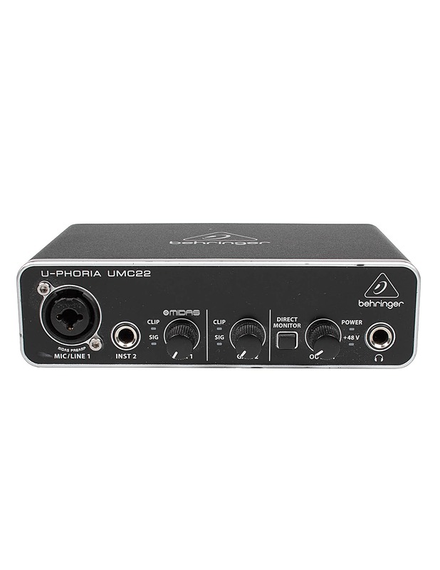BEHRINGER U-Phoria UMC22 -USB-äänikortti - Audio - 10105603367 - 1