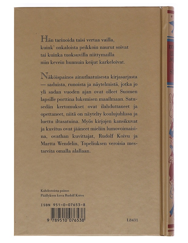 Lukemisia lapsille, niteet I - IV - Topelius, Zacharias - Lastenkirjat - 10105603388 - 1