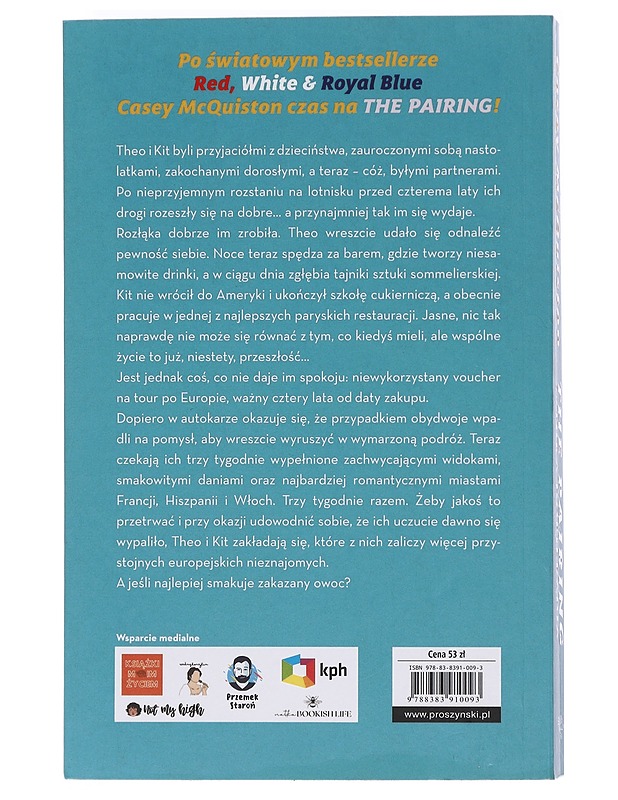 The pairing - Mcquiston, Casey - Romaanit ja novellit - 10105603395 - 1