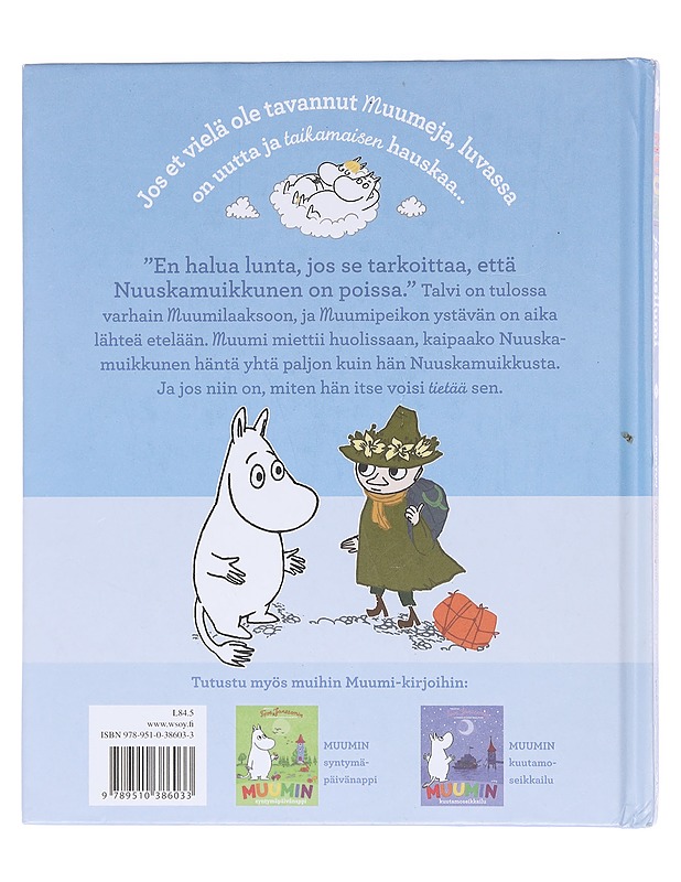 Muumi ja ensilumi - Tove Jansson - Lastenkirjat - 10105603444 - 1