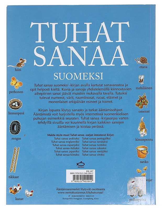 Tuhat sanaa suomeksi - Amery, Heather - Lastenkirjat - 10105603459 - 1
