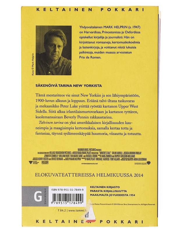 Talvinen tarina - Helprin, Mark - Fantasia- ja scifi - 10105603469 - 1
