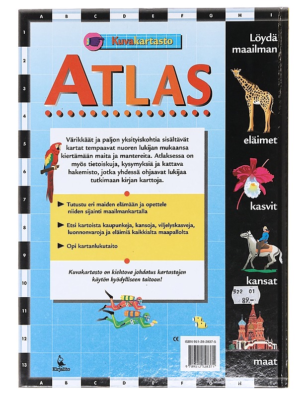 Atlas, kuvakartasto - Andrew Solway - Lastenkirjat - 10105603505 - 1