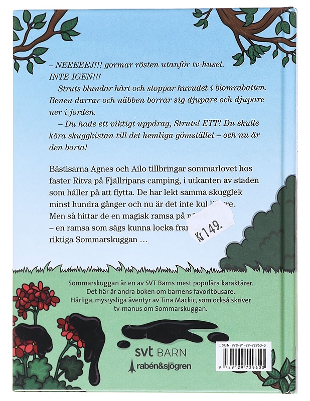 Sommarskuggan och camping-buset - Tina Mackic - Nuorten kirjat - 10105603545 - 1