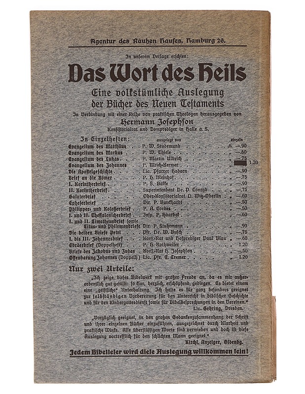 Das Wort des Heils / Das Evangelium des Johannes - Harrastekirjat - 10105603576 - 1
