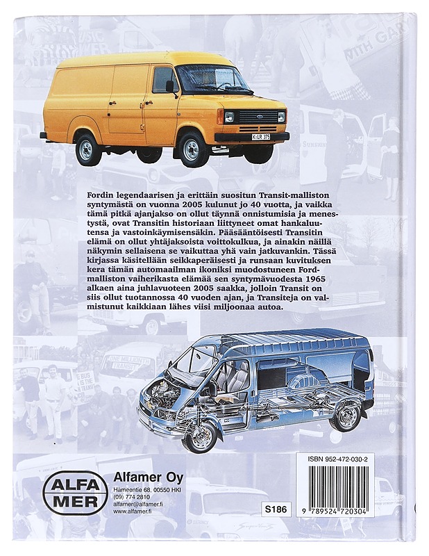 Transit / Ford Transitin 40 menestyksen vuotta - Robson, Graham - Historiakirjat - 10105603587 - 1
