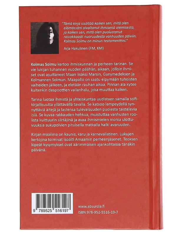 Kolmas Solmu - Arja Hakulinen - Kirja lahjaksi - 10105603650 - 1