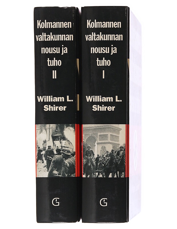Kolmannen valtakunnan nousu ja tuho : kansallissosialistisen Saksan historia. Vol: 1-2 - Shirer, William L. - Historiakirjat - 10105603702 - 1