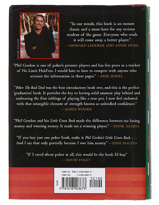 Phil Gordon's little green book : lessons and teaching in no limit Texas hold'em - Gordon, Phil - Tietokirjat ja oppaat - 10105603704 - 1
