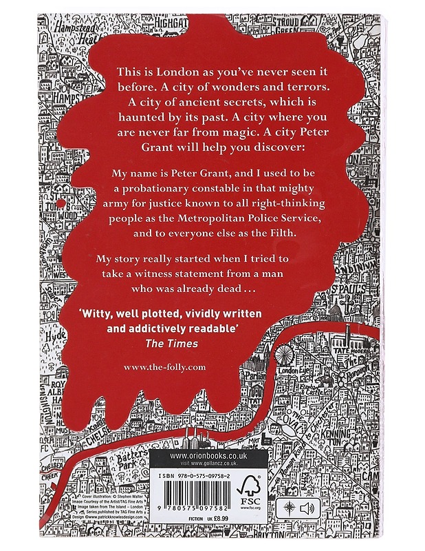 Rivers of London - Ben Aaronovitch - Romaanit ja novellit - 10105603724 - 1