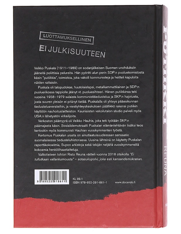Puskalan putiikki - Risto Reuna - Elämäkerrat ja muistelmat - 10105603752 - 1