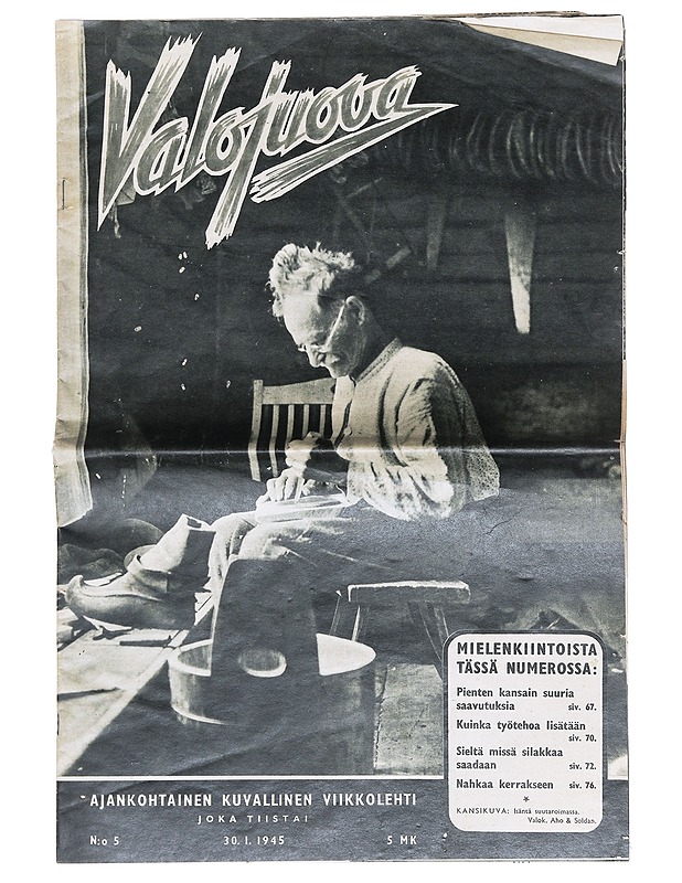 Valojuova N:o 5/1945 - Harrastekirjat - 10105603770 - 0