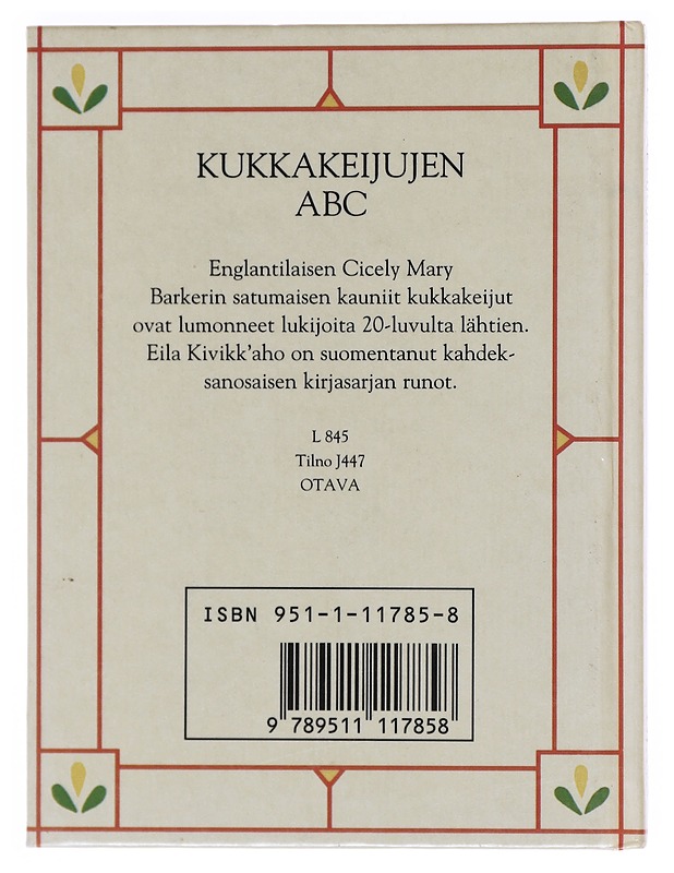Kukkakeijujen ABC - Cicely Mary Barker - Harrastekirjat - 10105603801 - 1