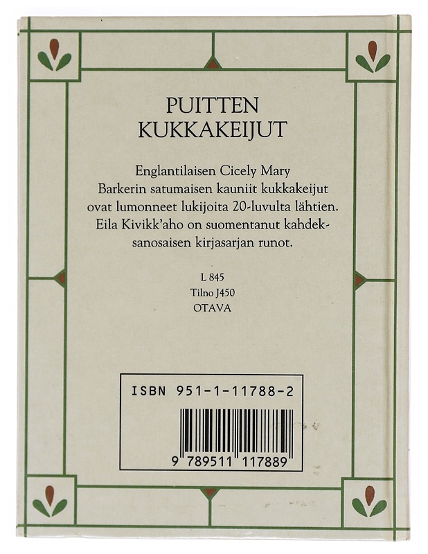 Puitten kukkakeijut -  Cicely Mary Barker - Harrastekirjat - 10105603819 - 1